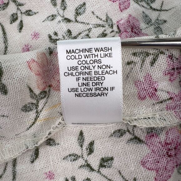 Chelsea & Violet Sz XL Halter Top Midi Dress Linen Blend Ruffle Hem Tropical NWT - Picture 10 of 14